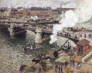The Boldieu Bridge,Rouen Camille Pissarro